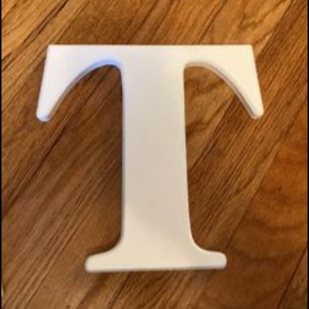 Letter "T" BabiesRUs Wooden Wall Letter